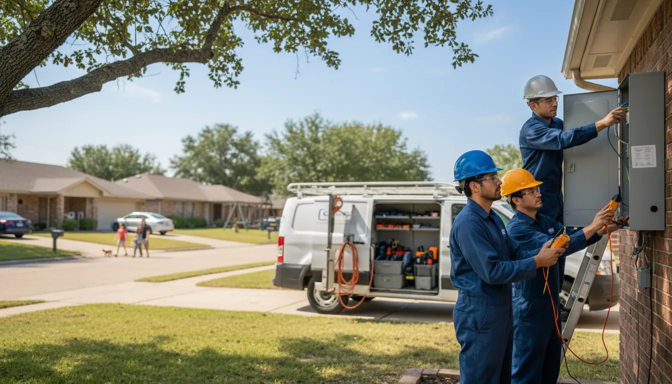 Certified electrician providing emergency electrical services in Allen, KS